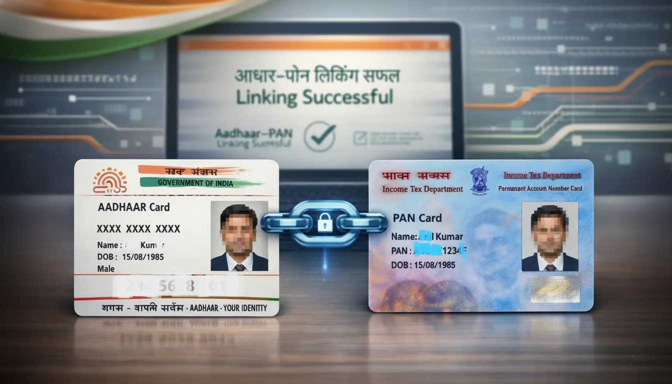 Aadhar Card Pan Card Link image