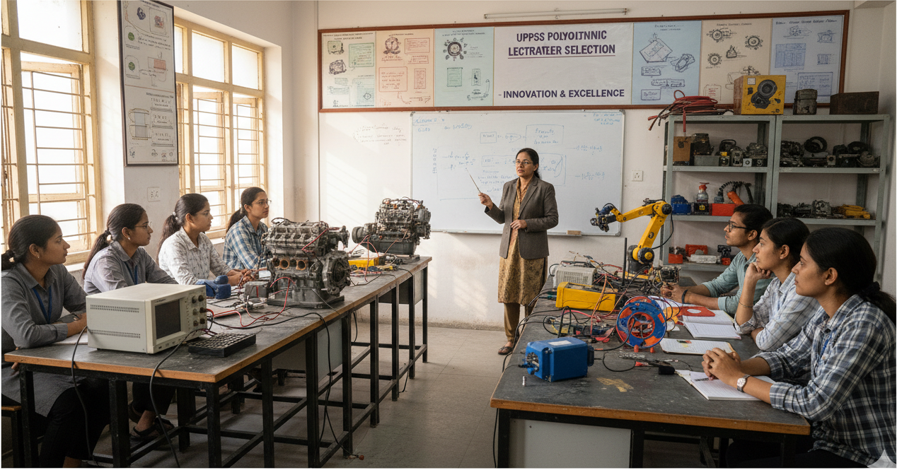 uppsc polytechnic lecturer recruitment image