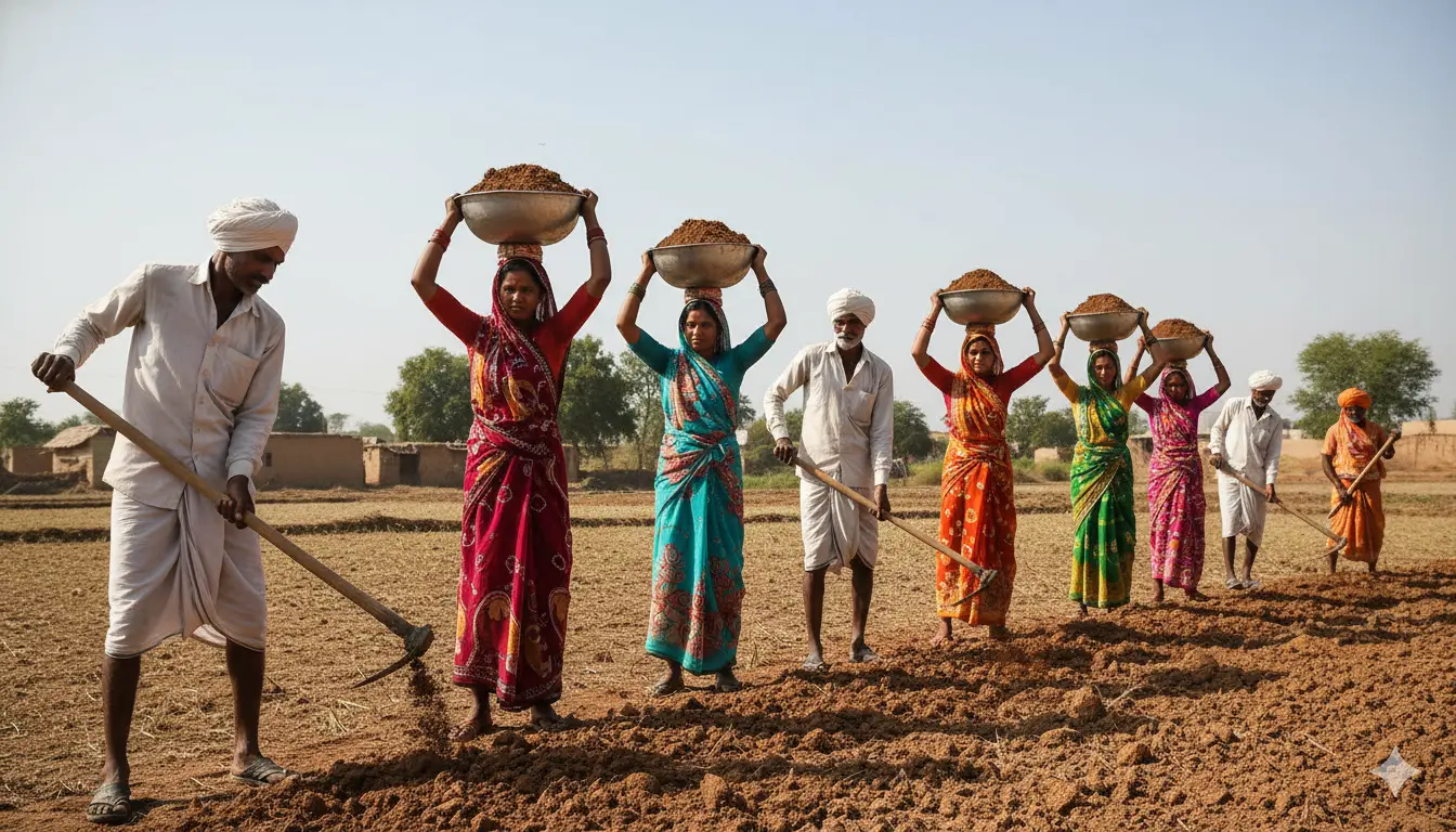 MGNREGA ai generated image by google gemini