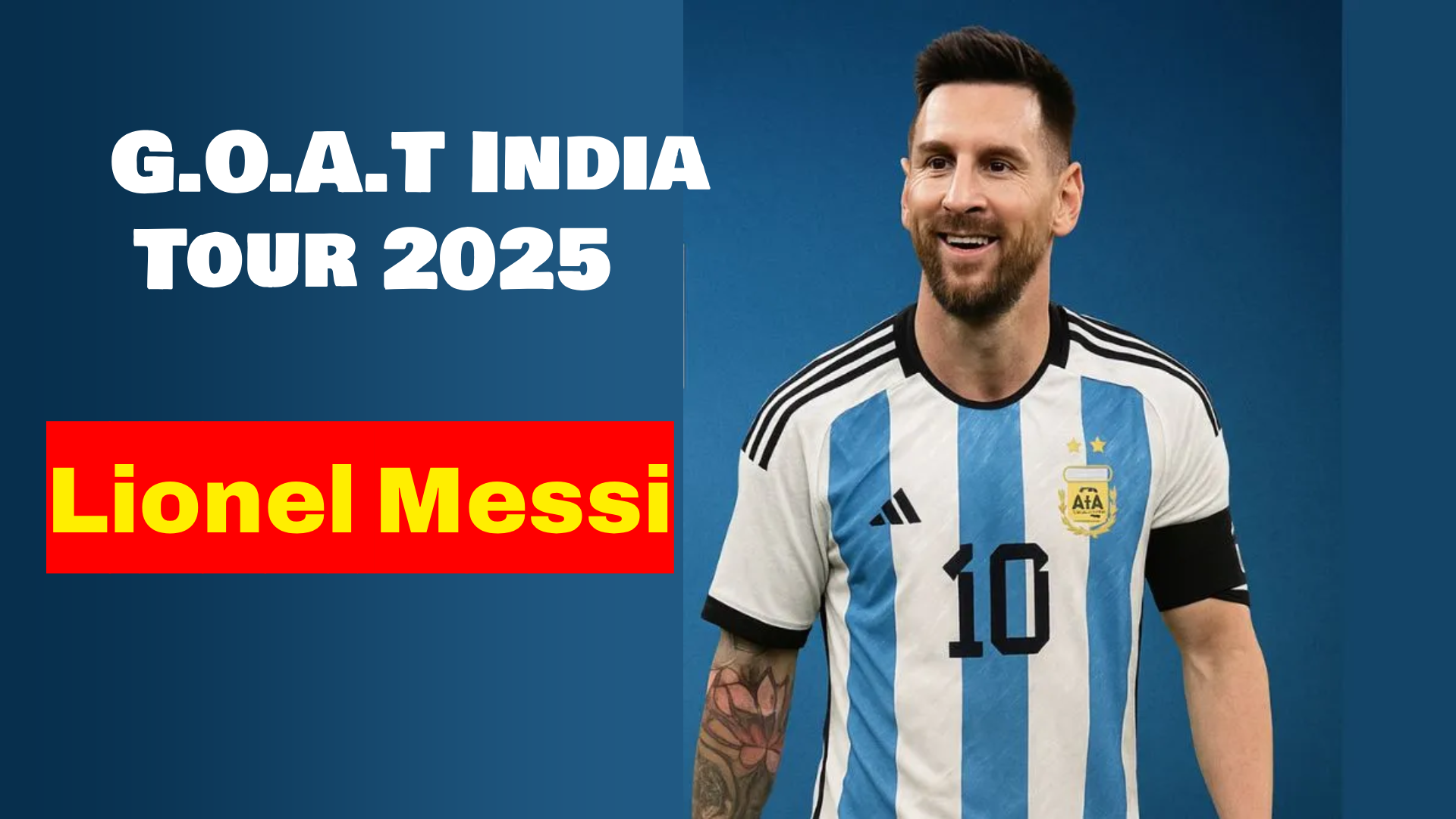 Messi India tour