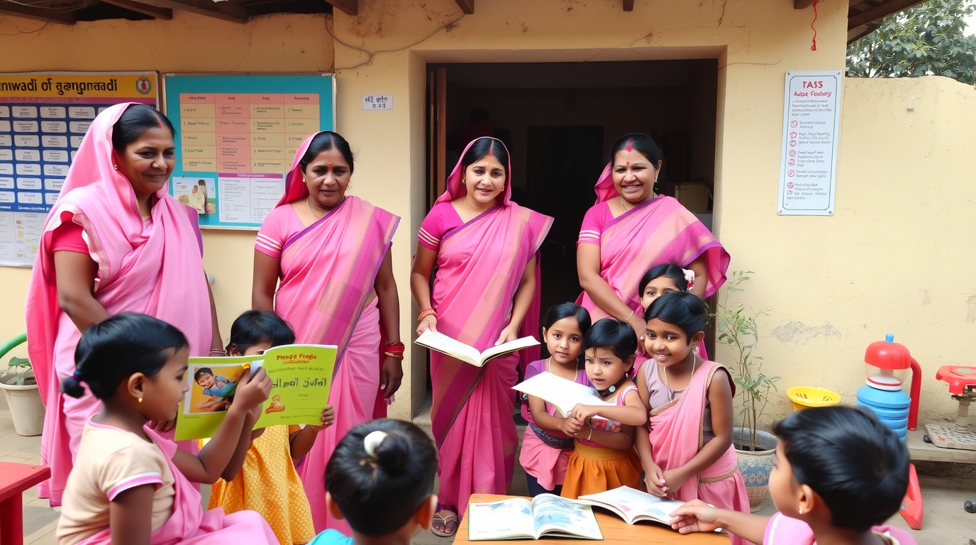 UP Anganwadi Vacancy 2025 ai generated image