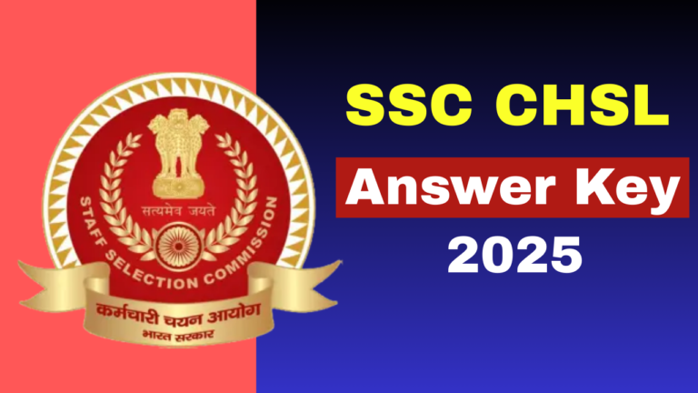 ssc chsl answer key 2025