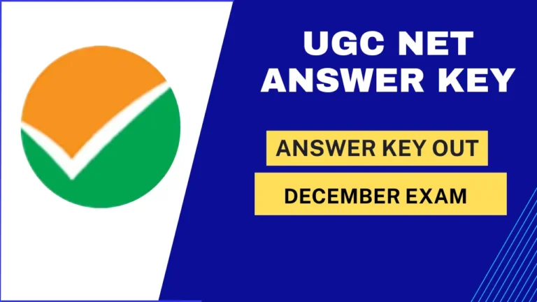 UGC NET Answer Key image